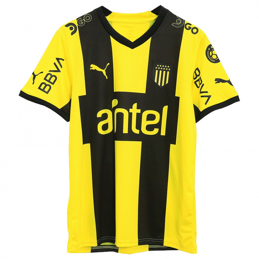 Børn Lucas Hernández #27 Gul Sort Hjemmebane Spillertrøjer 2023/24 Trøje T-Shirt