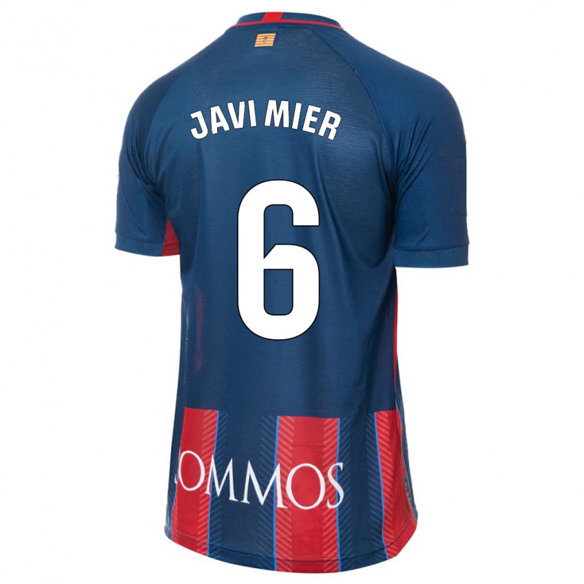 Børn Javi Mier #6 Flåde Hjemmebane Spillertrøjer 2023/24 Trøje T-Shirt