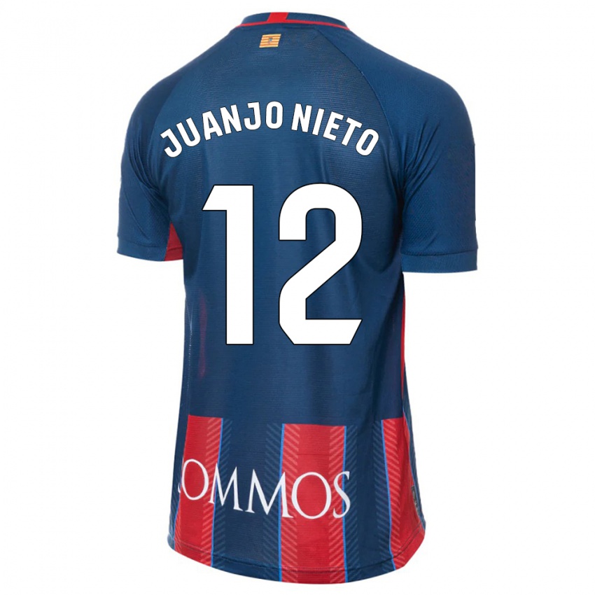 Børn Juanjo Nieto #12 Flåde Hjemmebane Spillertrøjer 2023/24 Trøje T-Shirt