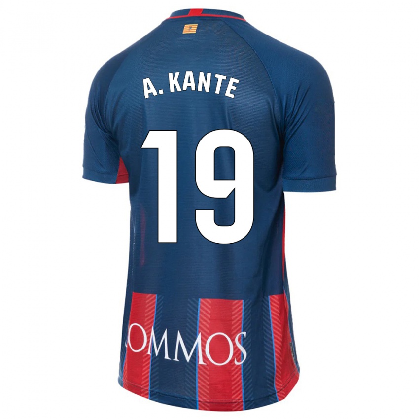 Børn Abou Kanté #19 Flåde Hjemmebane Spillertrøjer 2023/24 Trøje T-Shirt