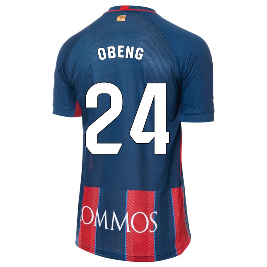 Børn Samuel Obeng #24 Flåde Hjemmebane Spillertrøjer 2023/24 Trøje T-Shirt