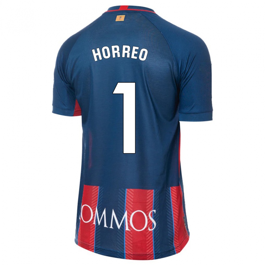 Børn Berto Hórreo #1 Flåde Hjemmebane Spillertrøjer 2023/24 Trøje T-Shirt