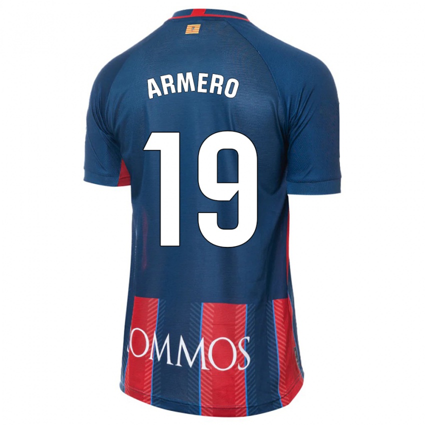 Børn Sergi Armero #19 Flåde Hjemmebane Spillertrøjer 2023/24 Trøje T-Shirt