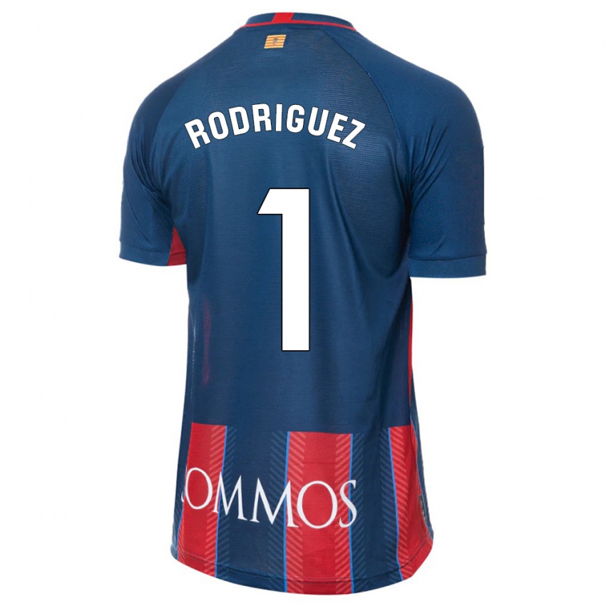 Børn Nuria Rodríguez #1 Flåde Hjemmebane Spillertrøjer 2023/24 Trøje T-Shirt