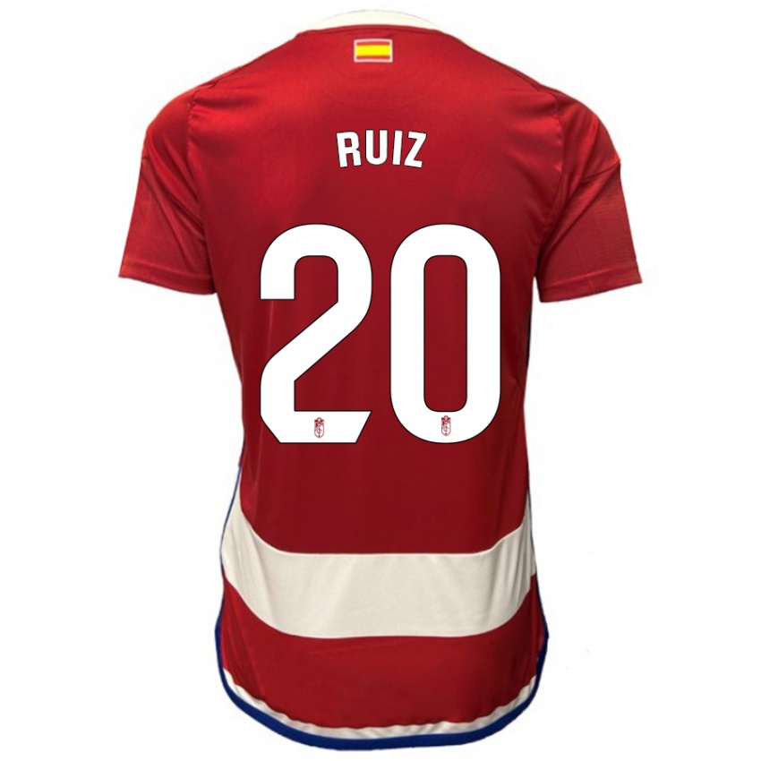 Børn Sergio Ruiz #20 Rød Hjemmebane Spillertrøjer 2023/24 Trøje T-Shirt