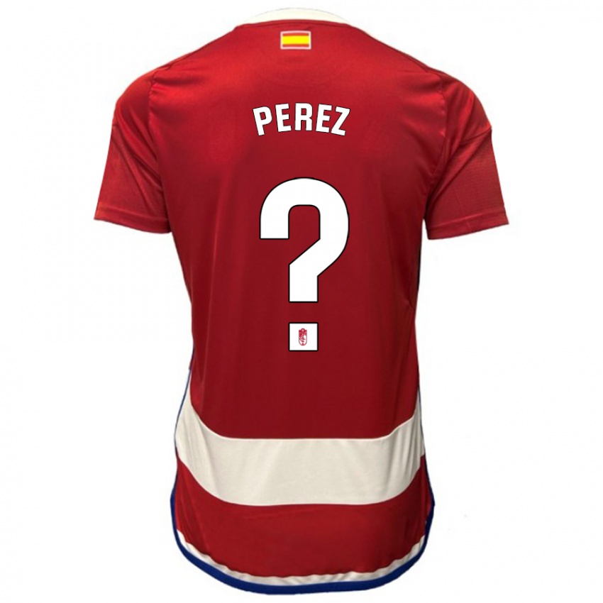 Børn Marco Pérez #0 Rød Hjemmebane Spillertrøjer 2023/24 Trøje T-Shirt