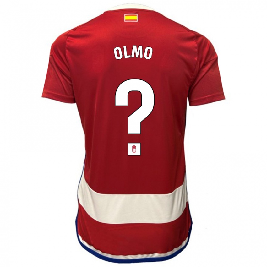 Børn Ismael Olmo #0 Rød Hjemmebane Spillertrøjer 2023/24 Trøje T-Shirt