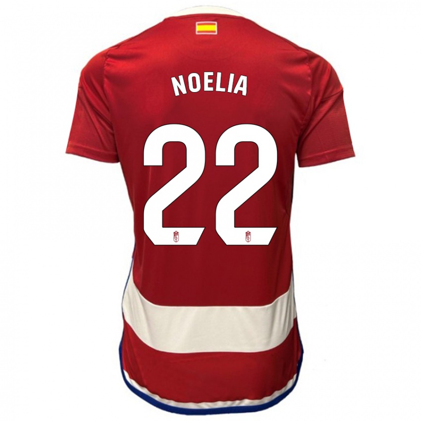 Børn Noelia Salas Mullens #22 Rød Hjemmebane Spillertrøjer 2023/24 Trøje T-Shirt