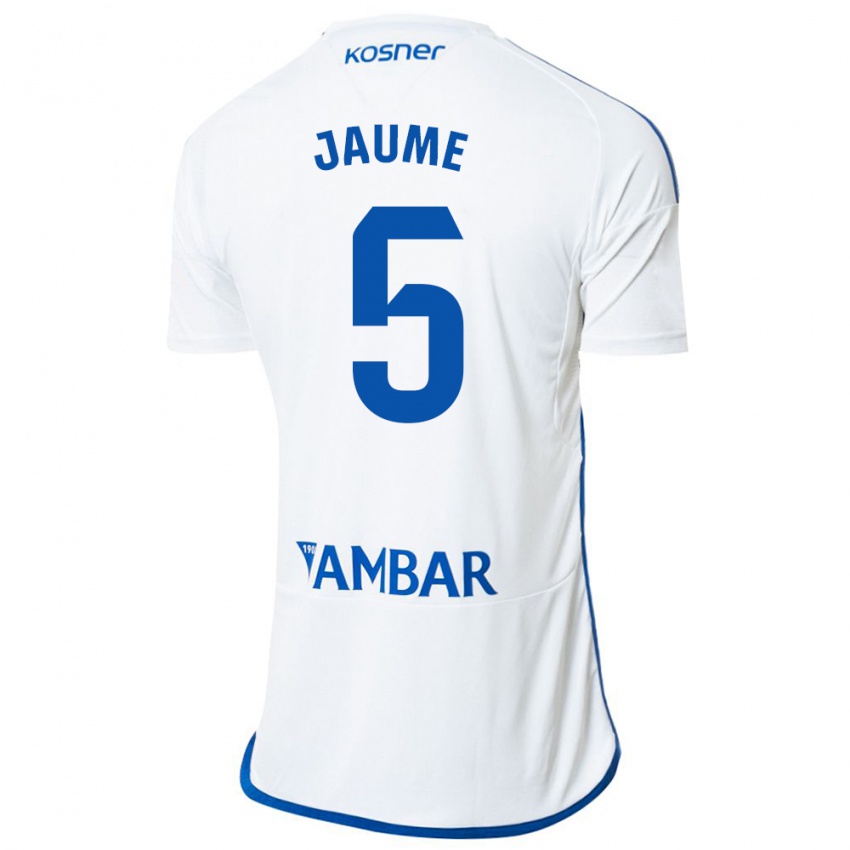 Børn Jaume Grau #5 Hvid Hjemmebane Spillertrøjer 2023/24 Trøje T-Shirt
