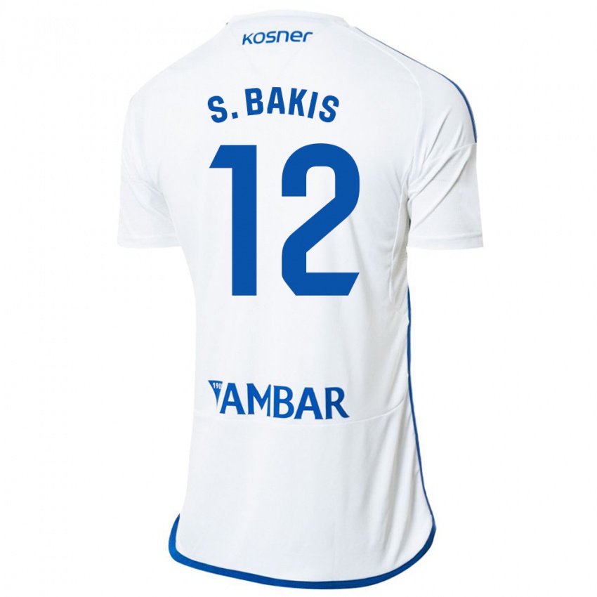 Børn Sinan Bakış #12 Hvid Hjemmebane Spillertrøjer 2023/24 Trøje T-Shirt