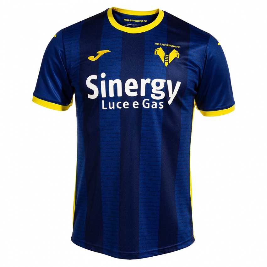 Børn Luca Szimionas #18 Flåde Hjemmebane Spillertrøjer 2023/24 Trøje T-Shirt