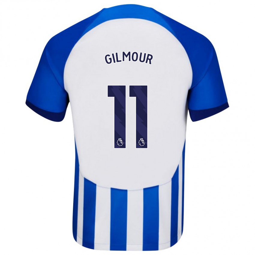 Børn Billy Gilmour #11 Blå Hjemmebane Spillertrøjer 2023/24 Trøje T-Shirt