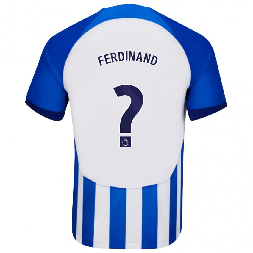 Børn Lorenz Ferdinand #0 Blå Hjemmebane Spillertrøjer 2023/24 Trøje T-Shirt