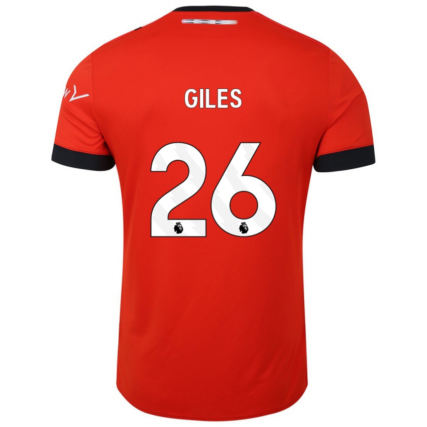 Børn Ryan Giles #26 Rød Hjemmebane Spillertrøjer 2023/24 Trøje T-Shirt