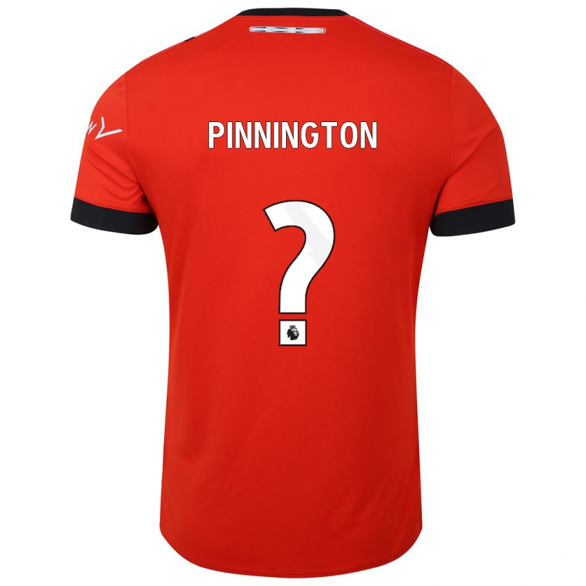 Børn Jacob Pinnington #0 Rød Hjemmebane Spillertrøjer 2023/24 Trøje T-Shirt