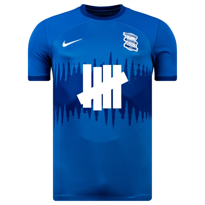 Børn Lukas Jutkiewicz #10 Blå Hjemmebane Spillertrøjer 2023/24 Trøje T-Shirt