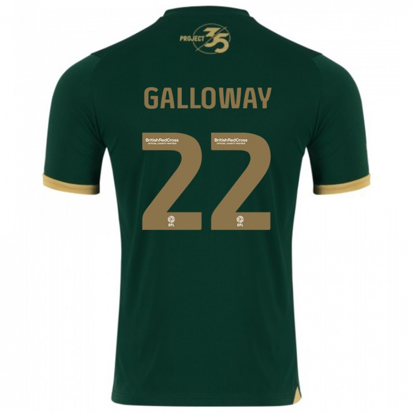 Børn Brendan Galloway #22 Grøn Hjemmebane Spillertrøjer 2023/24 Trøje T-Shirt