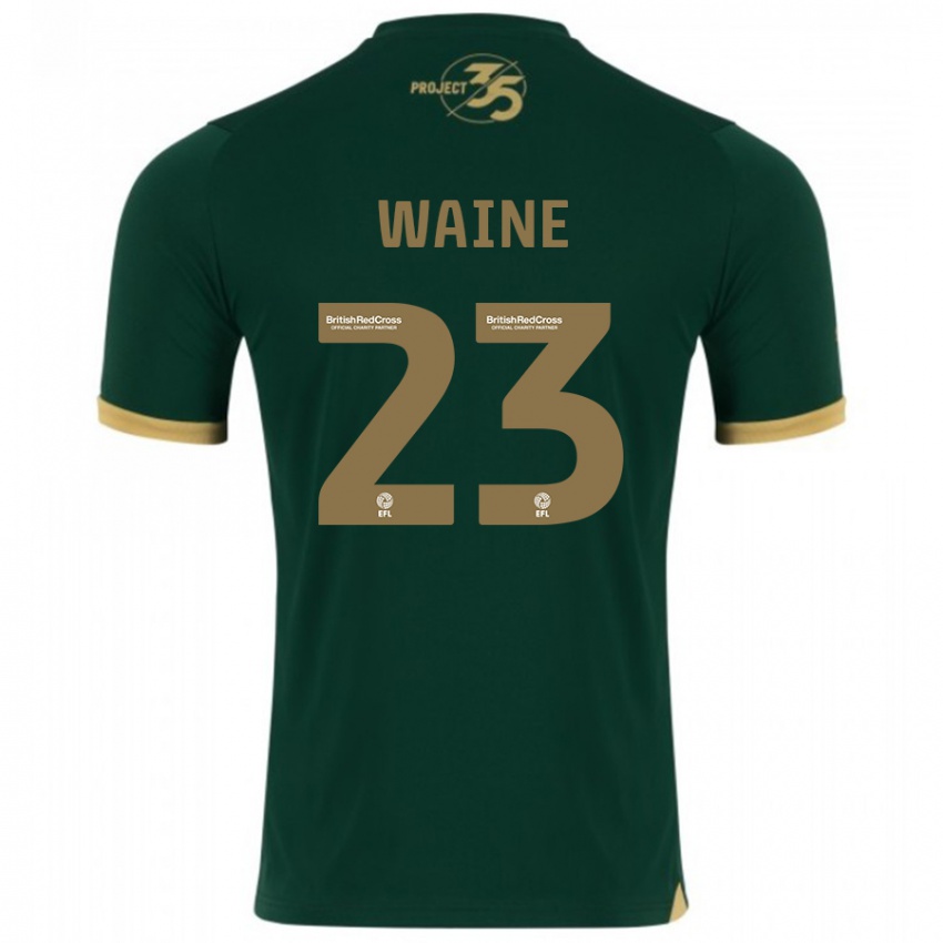 Børn Ben Waine #23 Grøn Hjemmebane Spillertrøjer 2023/24 Trøje T-Shirt