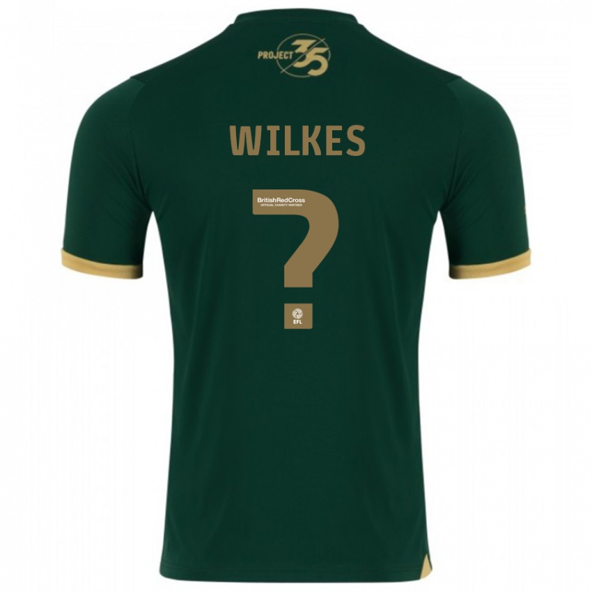 Børn Finley Wilkes #0 Grøn Hjemmebane Spillertrøjer 2023/24 Trøje T-Shirt