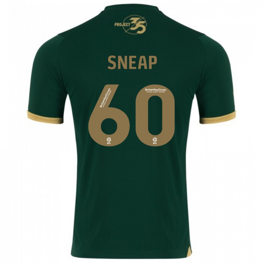 Børn Harley Sneap #60 Grøn Hjemmebane Spillertrøjer 2023/24 Trøje T-Shirt