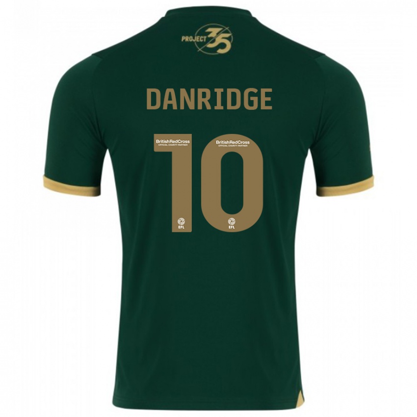 Børn Rebecca Danridge #10 Grøn Hjemmebane Spillertrøjer 2023/24 Trøje T-Shirt