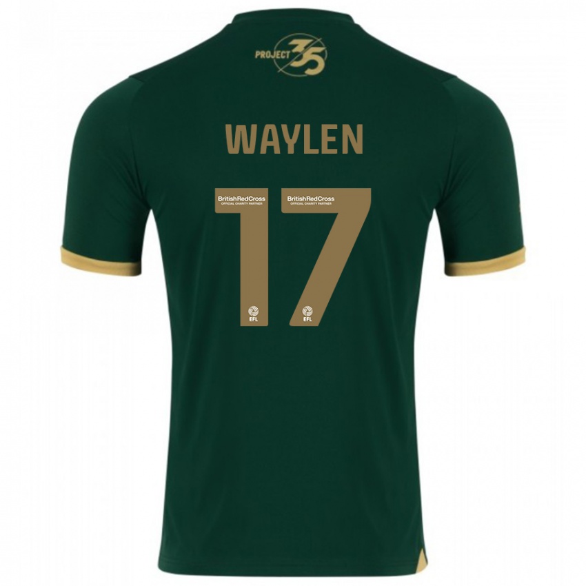 Børn Libby Waylen #17 Grøn Hjemmebane Spillertrøjer 2023/24 Trøje T-Shirt