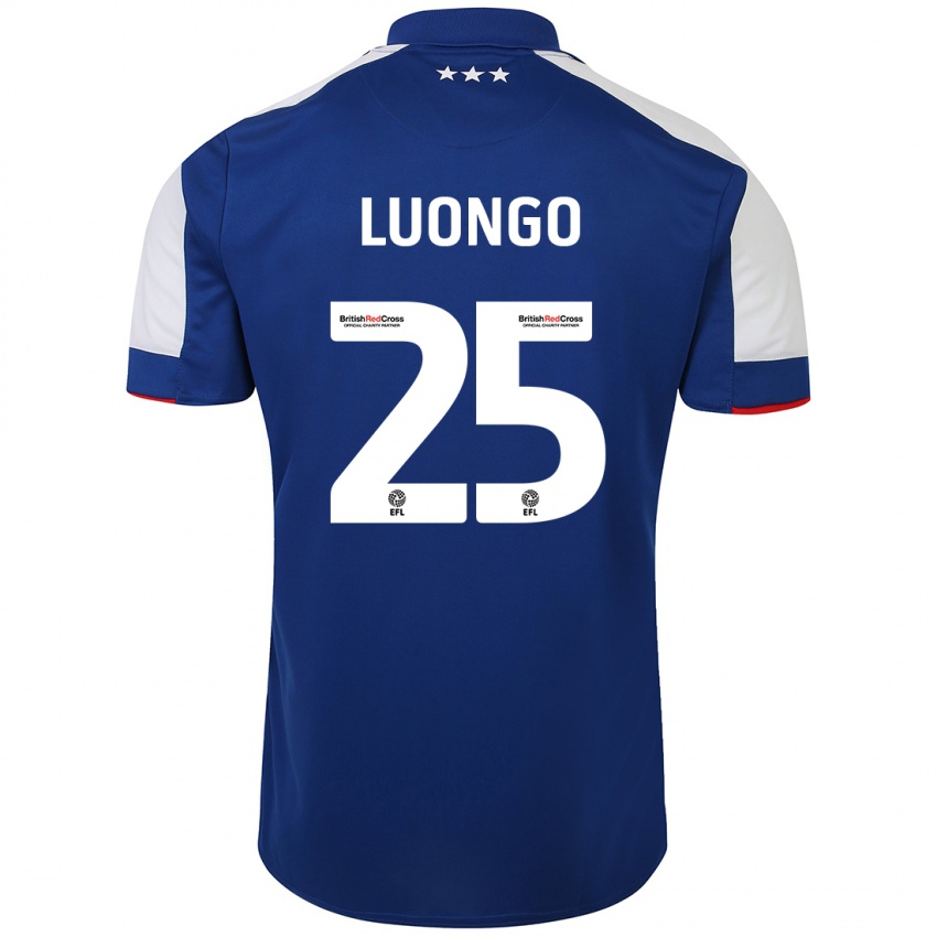 Børn Massimo Luongo #25 Blå Hjemmebane Spillertrøjer 2023/24 Trøje T-Shirt