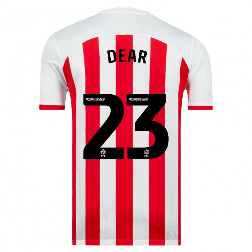 Børn Jenna Dear #23 Hvid Hjemmebane Spillertrøjer 2023/24 Trøje T-Shirt