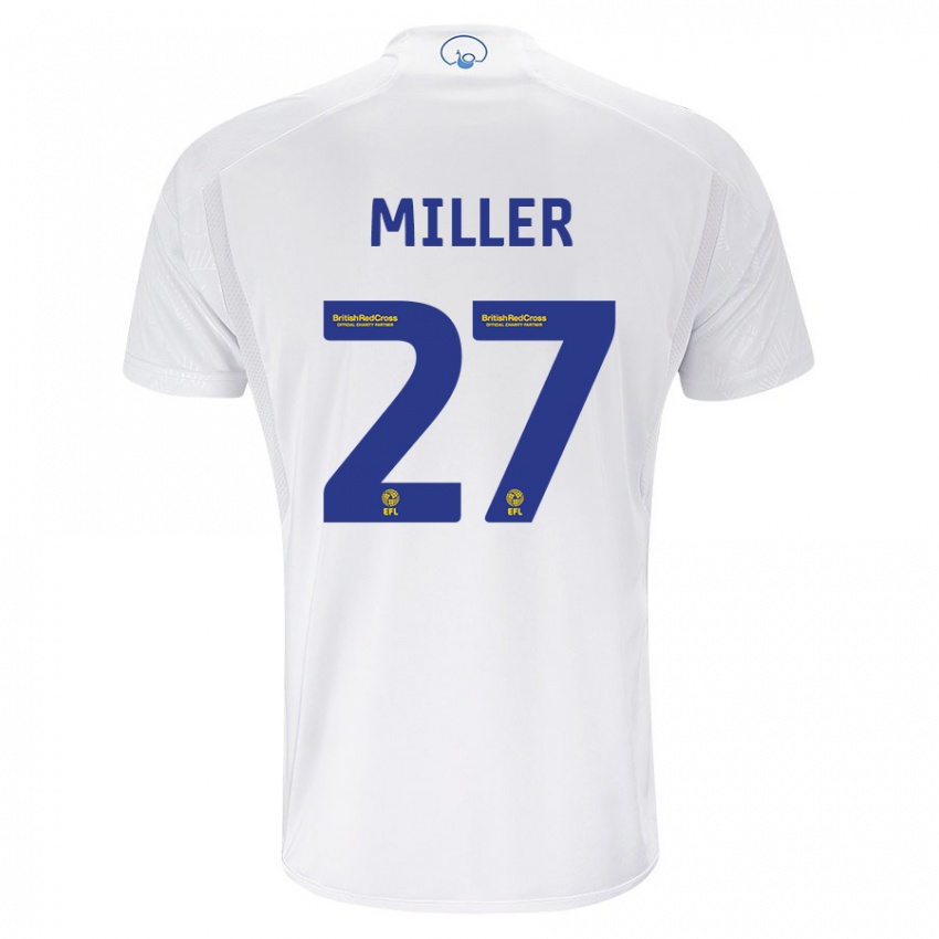 Børn Amari Miller #27 Hvid Hjemmebane Spillertrøjer 2023/24 Trøje T-Shirt