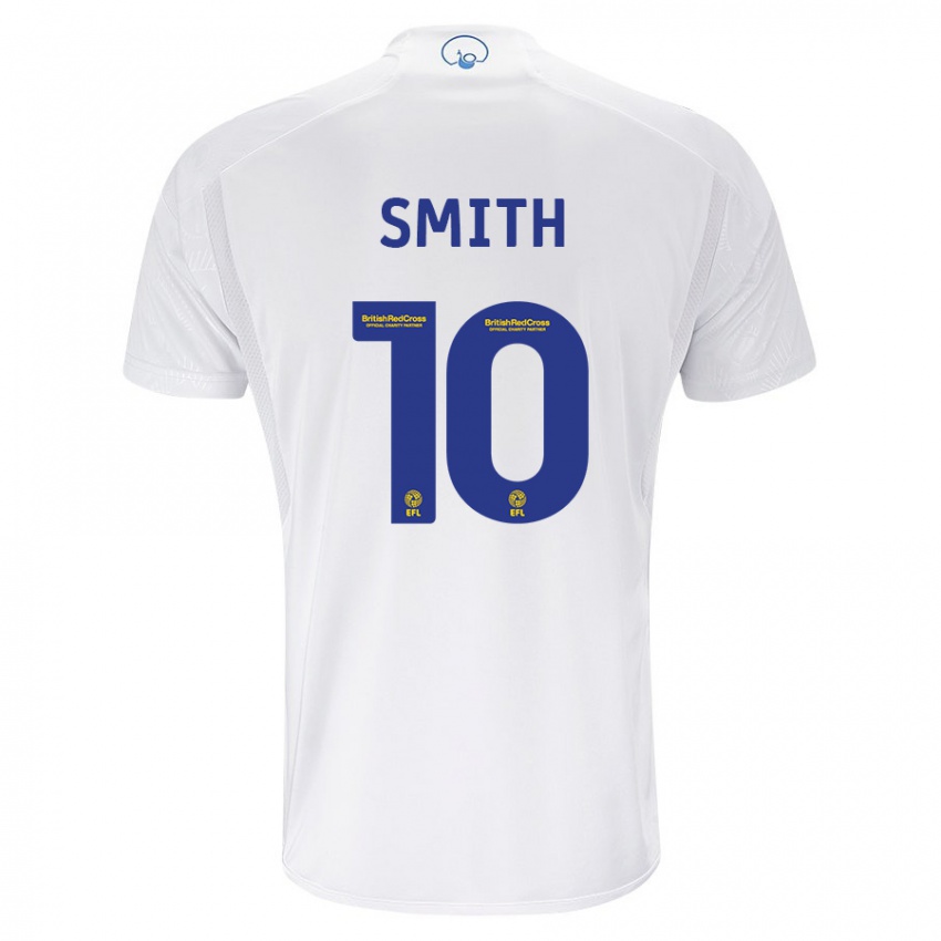 Børn Kathryn Smith #10 Hvid Hjemmebane Spillertrøjer 2023/24 Trøje T-Shirt