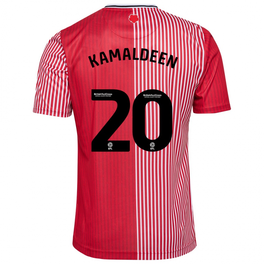 Børn Kamaldeen Sulemana #20 Rød Hjemmebane Spillertrøjer 2023/24 Trøje T-Shirt