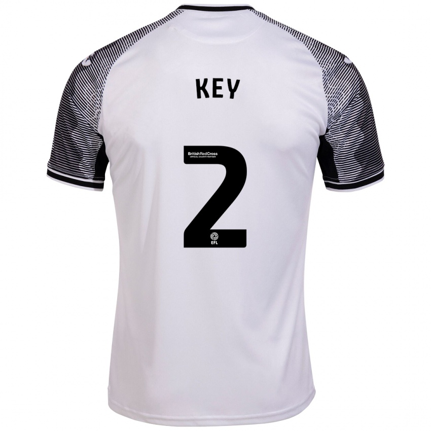 Børn Josh Key #2 Hvid Hjemmebane Spillertrøjer 2023/24 Trøje T-Shirt