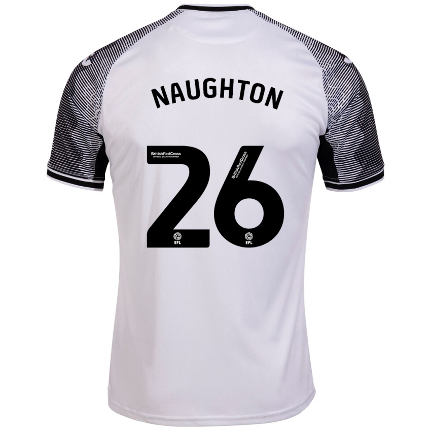 Børn Kyle Naughton #26 Hvid Hjemmebane Spillertrøjer 2023/24 Trøje T-Shirt