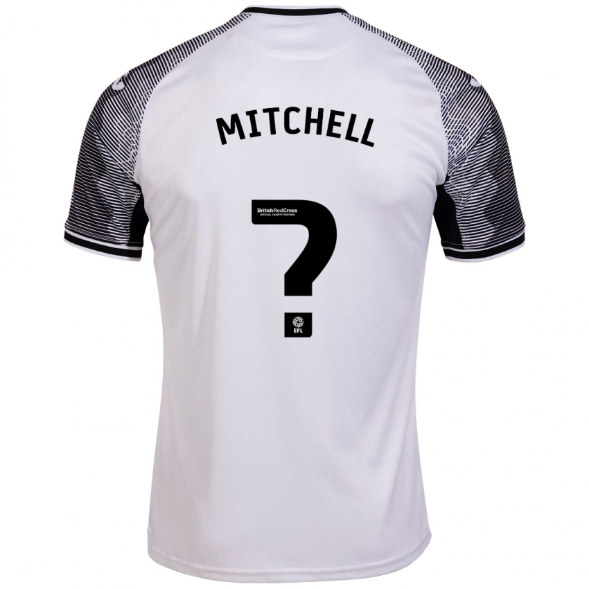 Børn Remy Mitchell #0 Hvid Hjemmebane Spillertrøjer 2023/24 Trøje T-Shirt