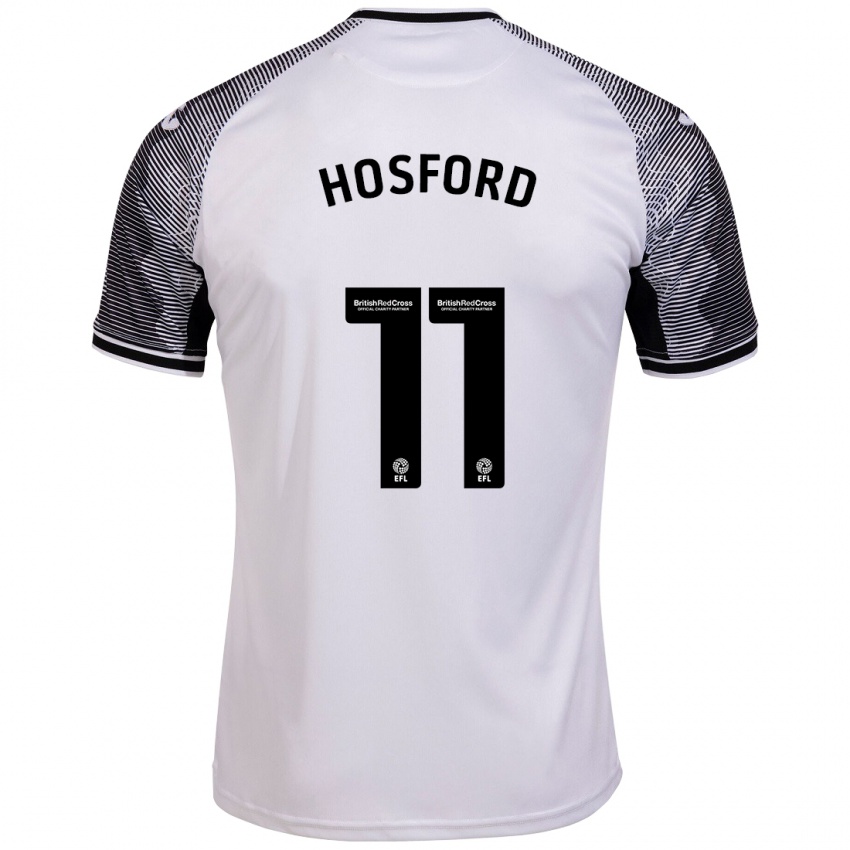 Børn Katy Hosford #11 Hvid Hjemmebane Spillertrøjer 2023/24 Trøje T-Shirt