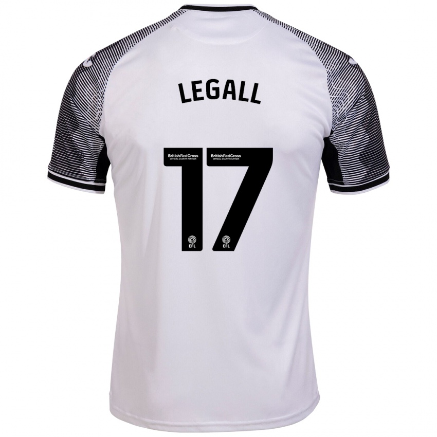 Børn Monet Legall #17 Hvid Hjemmebane Spillertrøjer 2023/24 Trøje T-Shirt