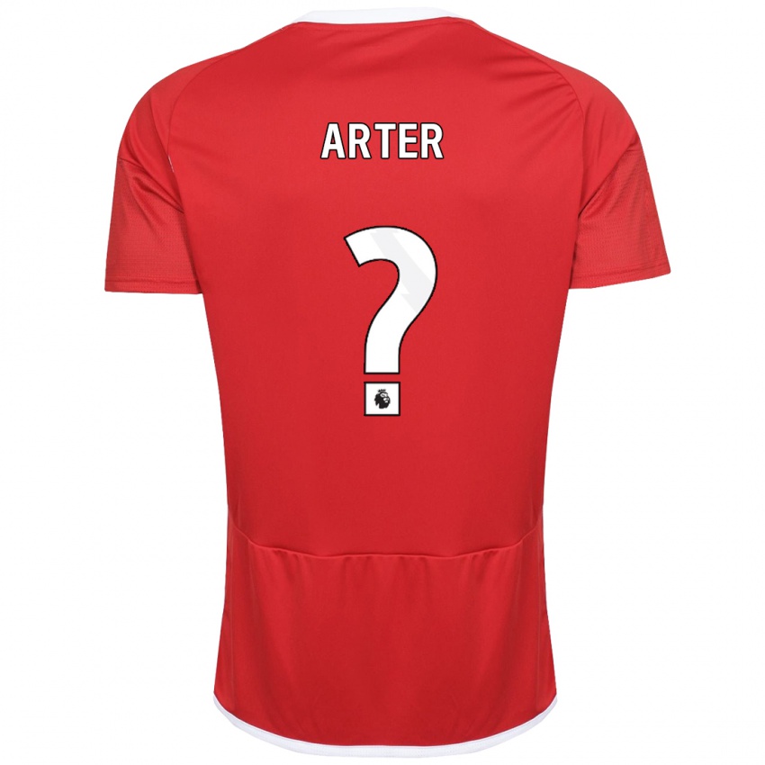 Børn Harry Arter #0 Rød Hjemmebane Spillertrøjer 2023/24 Trøje T-Shirt