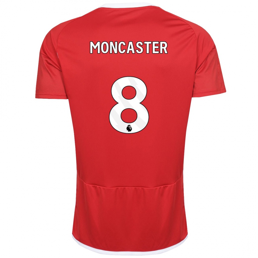 Børn Mai Moncaster #8 Rød Hjemmebane Spillertrøjer 2023/24 Trøje T-Shirt