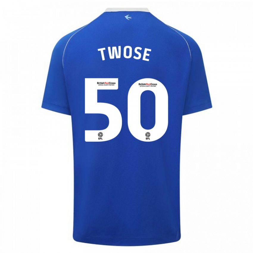 Børn Cody Twose #50 Blå Hjemmebane Spillertrøjer 2023/24 Trøje T-Shirt