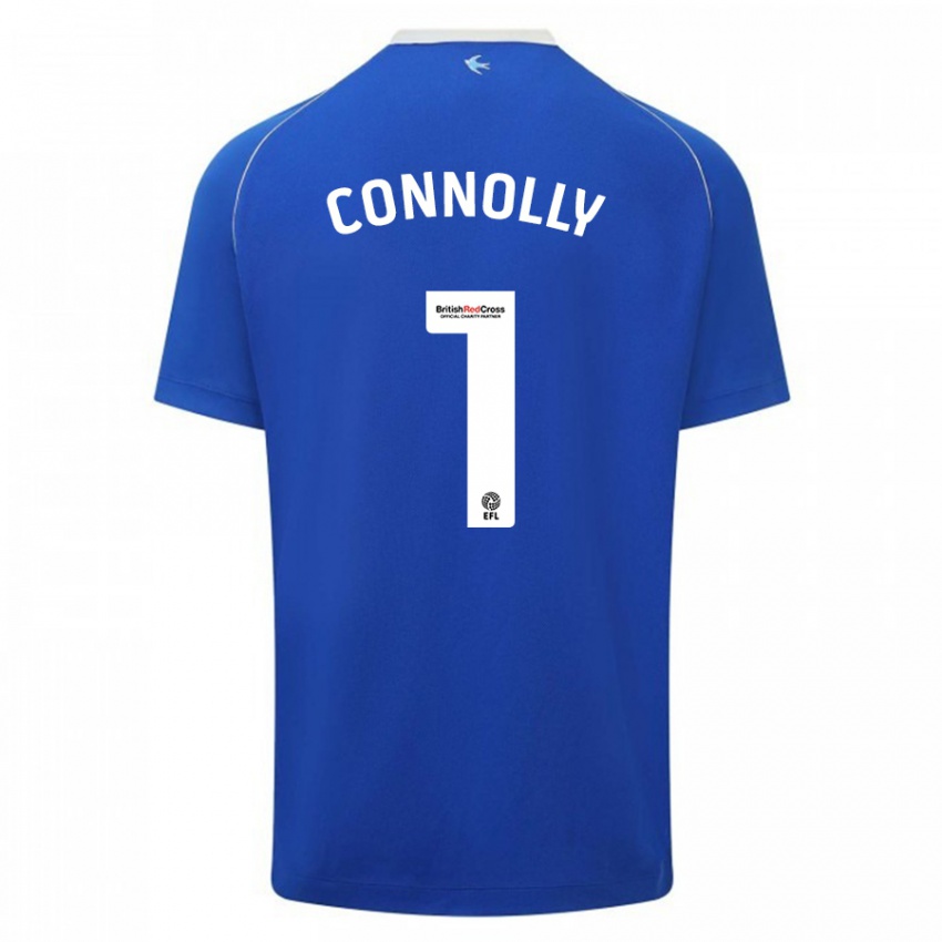 Børn Daisy Connolly #1 Blå Hjemmebane Spillertrøjer 2023/24 Trøje T-Shirt