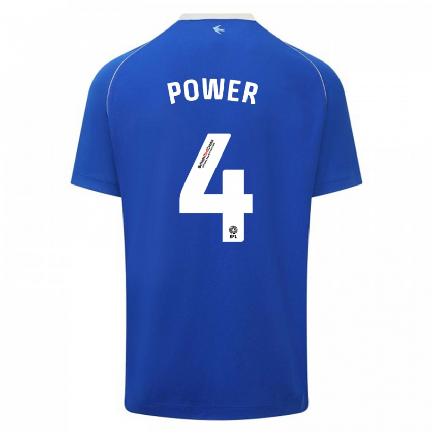 Børn Hannah Power #4 Blå Hjemmebane Spillertrøjer 2023/24 Trøje T-Shirt