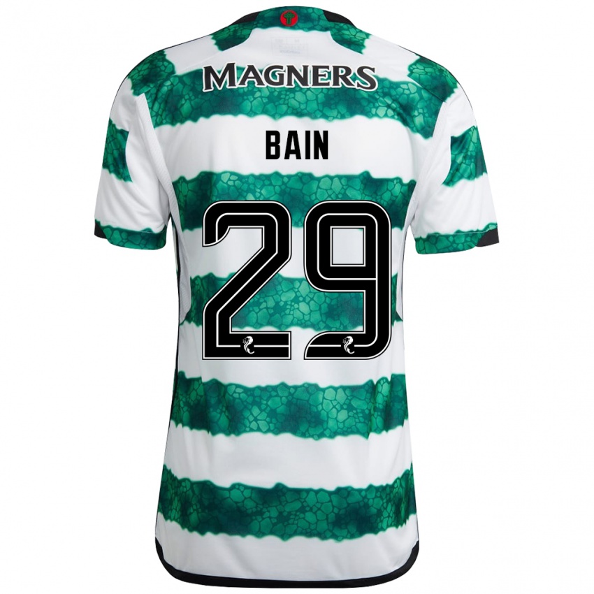 Børn Scott Bain #29 Grøn Hjemmebane Spillertrøjer 2023/24 Trøje T-Shirt