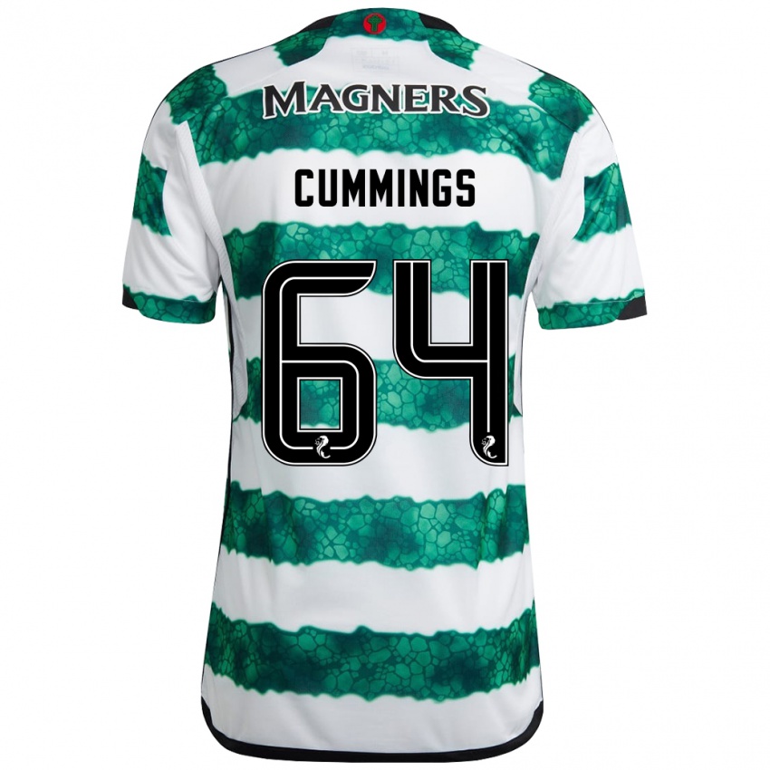 Børn Daniel Cummings #64 Grøn Hjemmebane Spillertrøjer 2023/24 Trøje T-Shirt