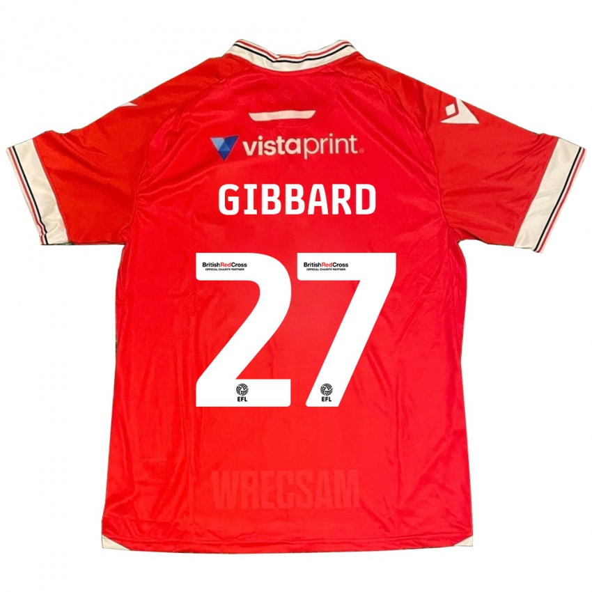 Børn Mari Gibbard #27 Rød Hjemmebane Spillertrøjer 2023/24 Trøje T-Shirt