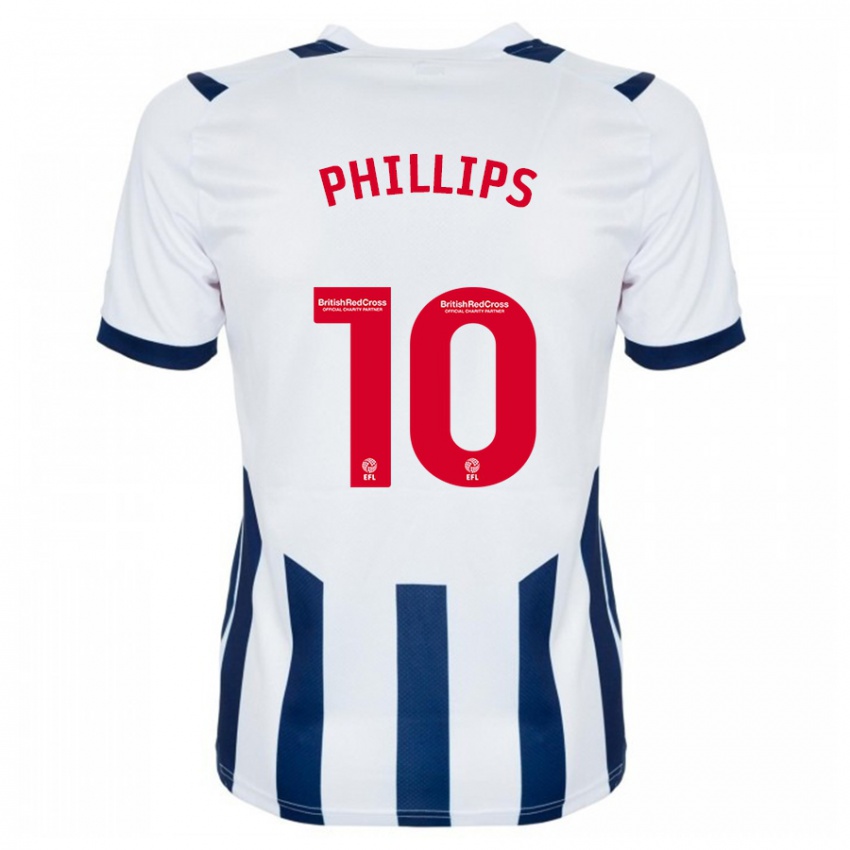 Børn Matt Phillips #10 Hvid Hjemmebane Spillertrøjer 2023/24 Trøje T-Shirt