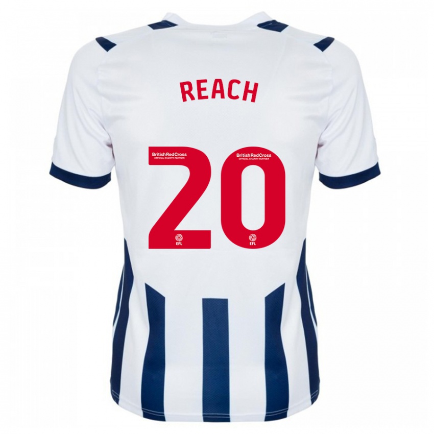 Børn Adam Reach #20 Hvid Hjemmebane Spillertrøjer 2023/24 Trøje T-Shirt