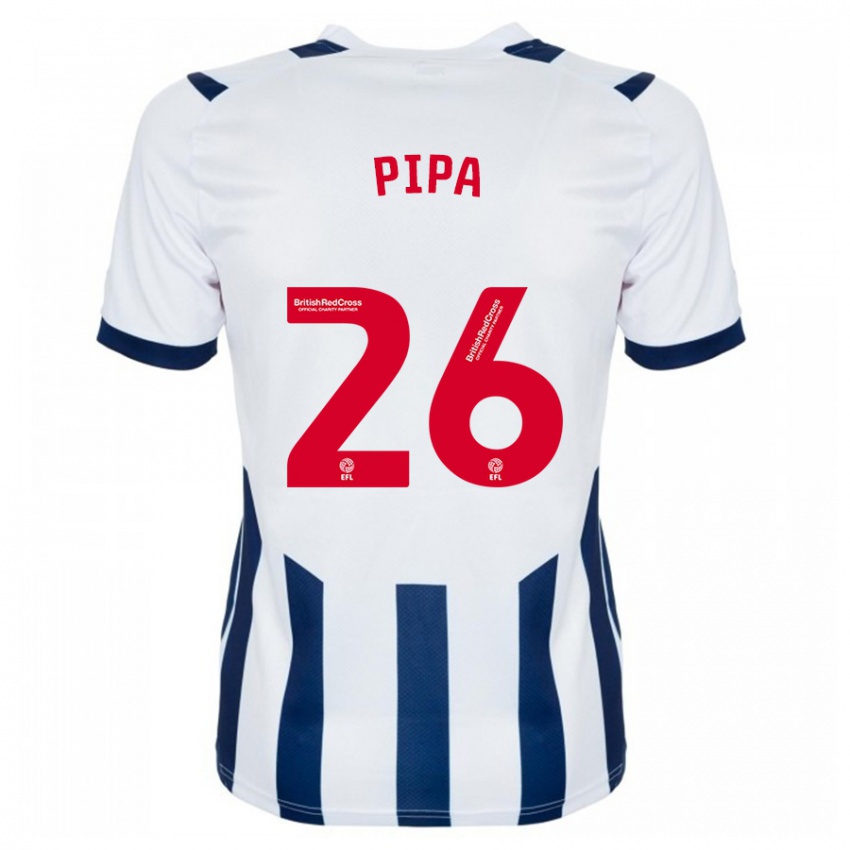 Børn Pipa #26 Hvid Hjemmebane Spillertrøjer 2023/24 Trøje T-Shirt