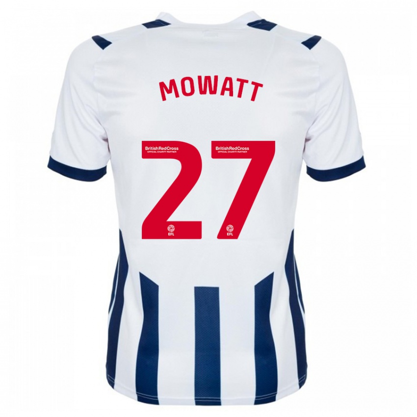 Børn Alex Mowatt #27 Hvid Hjemmebane Spillertrøjer 2023/24 Trøje T-Shirt