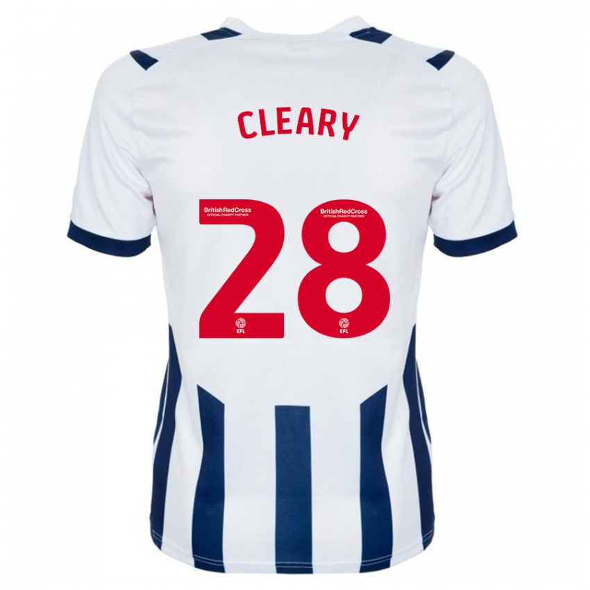 Børn Reyes Cleary #28 Hvid Hjemmebane Spillertrøjer 2023/24 Trøje T-Shirt