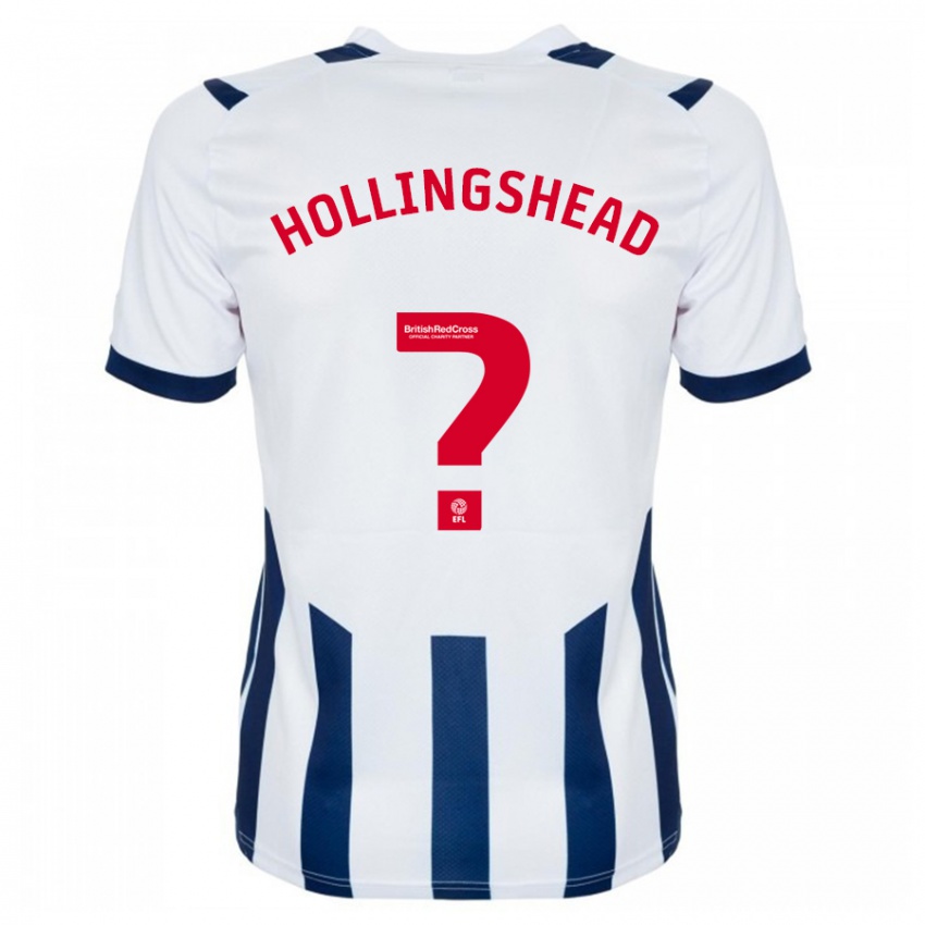 Børn Ronnie Hollingshead #0 Hvid Hjemmebane Spillertrøjer 2023/24 Trøje T-Shirt